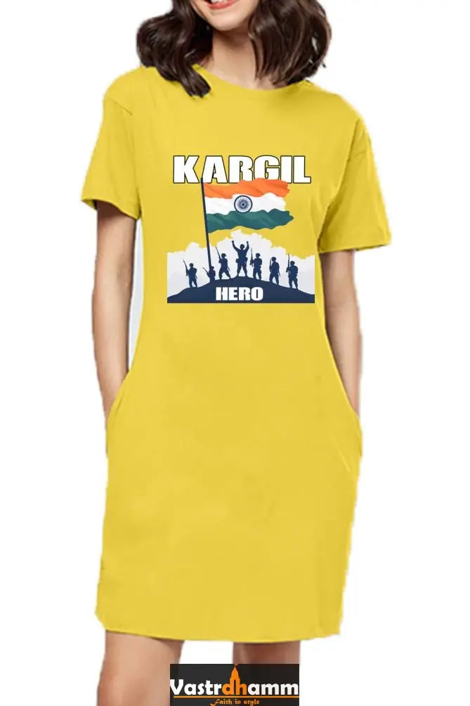 Victory at Longewala T-Shirts Dress for Women Vastrdhamm