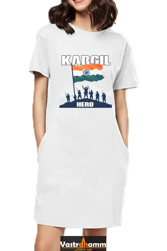 Victory at Longewala T-Shirts Dress for Women Vastrdhamm