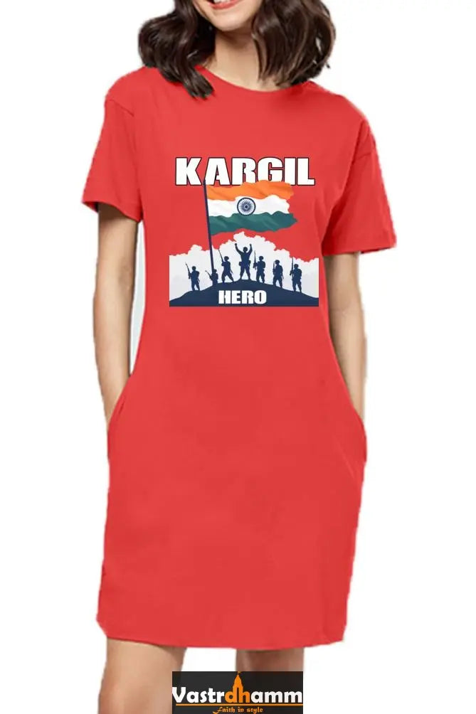 Victory at Longewala T-Shirts Dress for Women Vastrdhamm