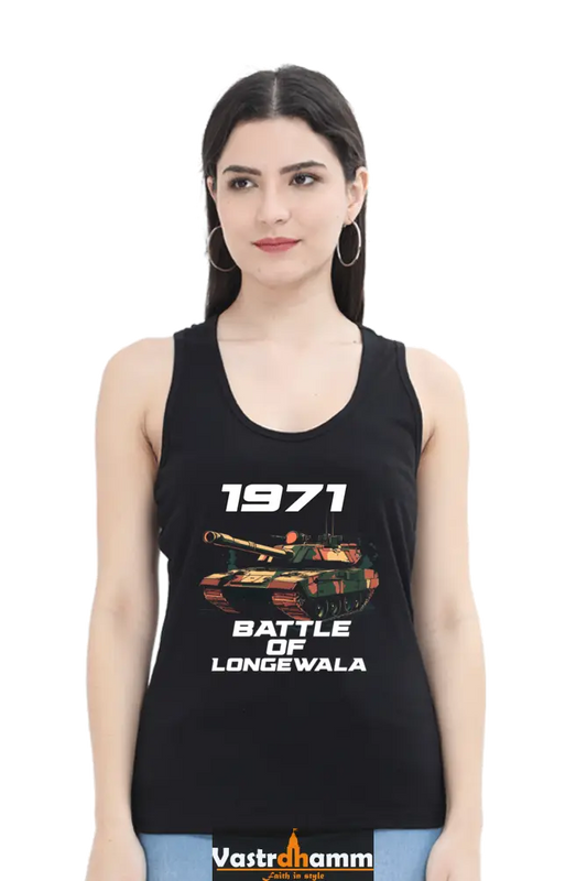 Victory at Longewala Tank Top T-Shirts for Women Vastrdhamm